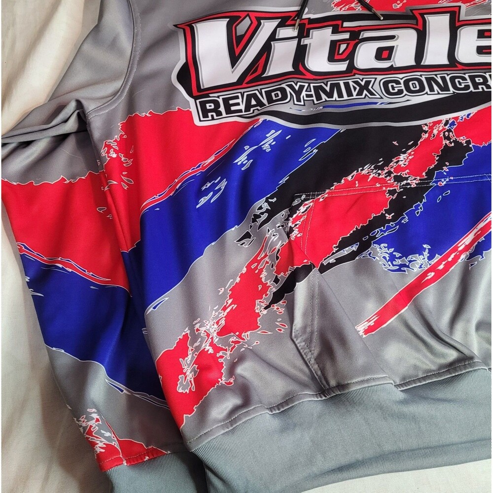 VITALE HOODIE 3XL GRAY MULTICOLOR GEAR.. #CT